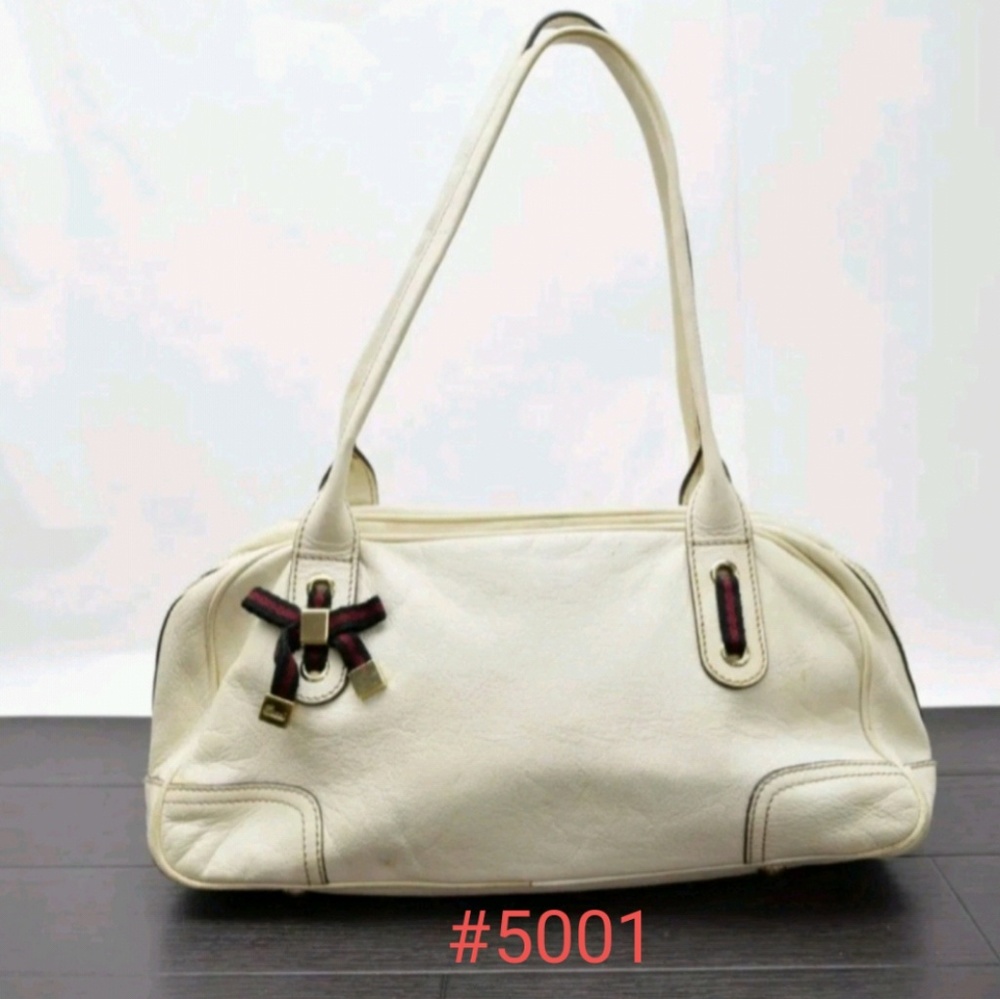 Auth Gucci Princy Line Handbag